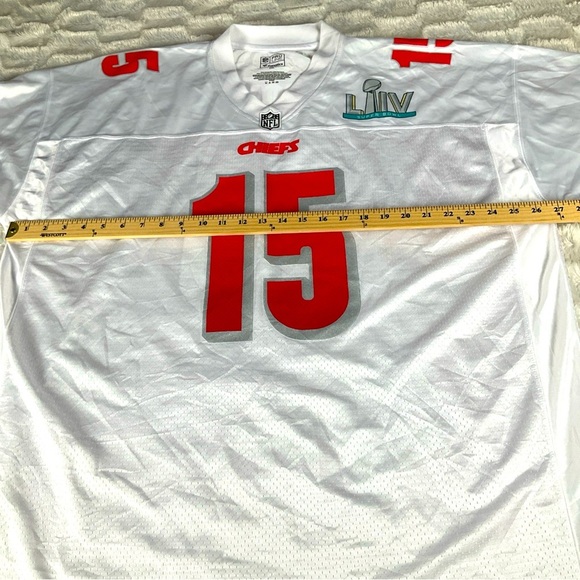 Fanatics NFL Patrick Mahomes Kanas City Chiefs Super Bowl Patch Jersey 2XL NWOT - Picture 8 of 12